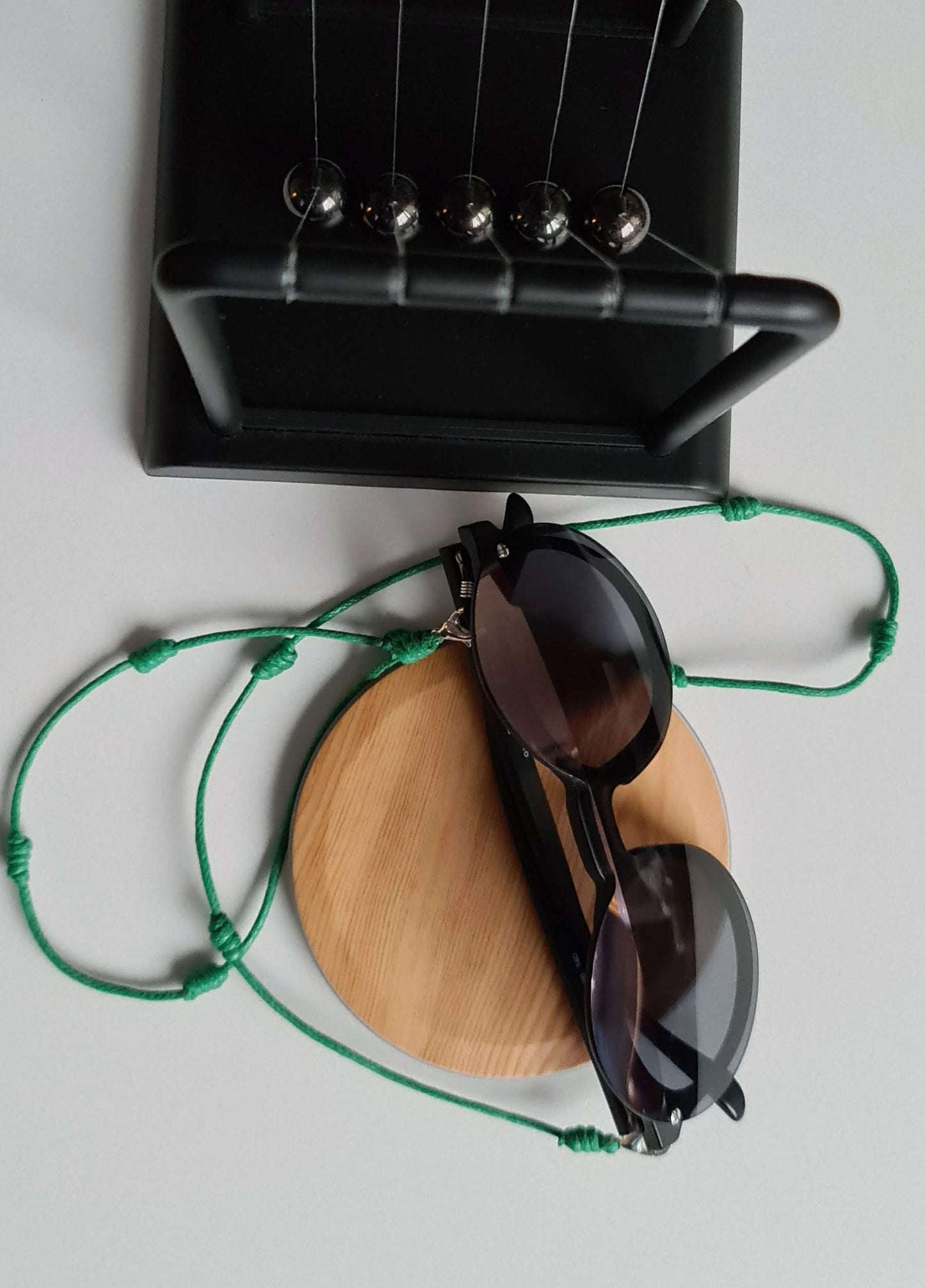 Green 2-in-1 Eyewear & Earbuds cord