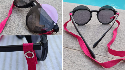 Red sunglasses strap