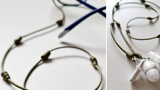 Moss green  2-in-1 Eyewear & Earbuds cord