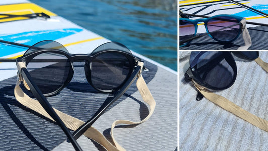 Cream colour sunglasses strap