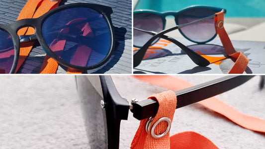 Orange sunglasses strap
