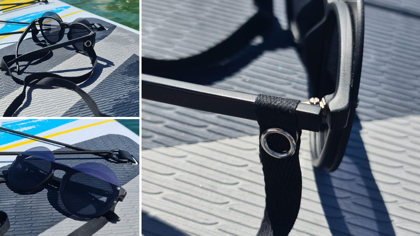 Black sunglasses strap